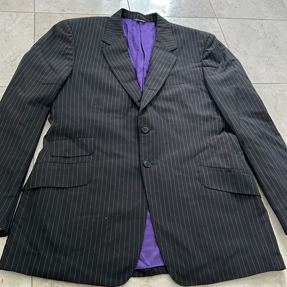 Paul Smith suit w purple lining 41